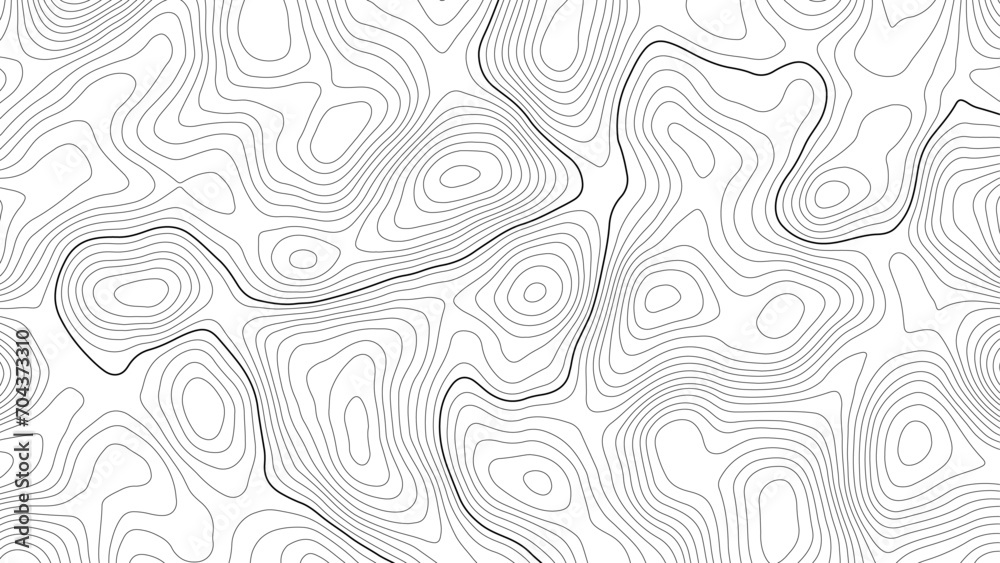 Topo contour map on white background, Universe topography map on white background, Topography geography map on white background, Terrain topography map on white background,