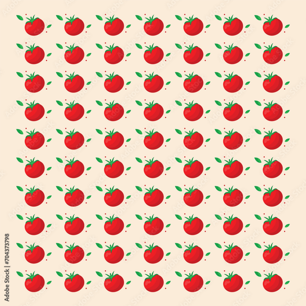 La Tomatina background [Tomatos seamless pattern]