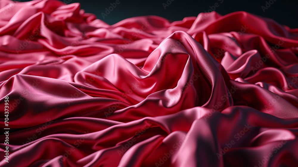 Obraz premium red satin background