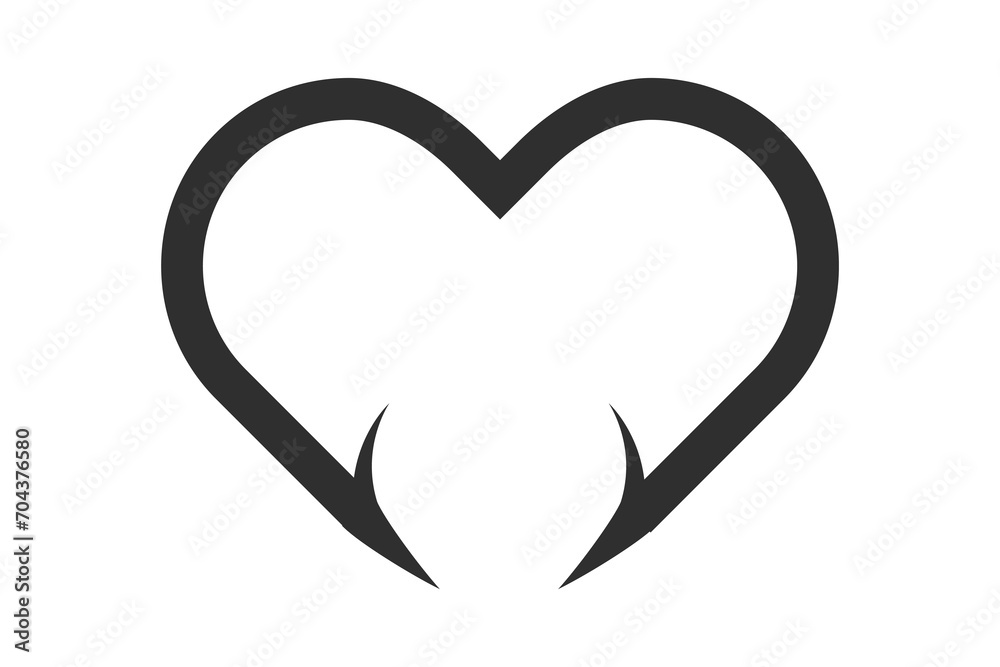 Heart-shaped Fishing Hook, Romantic Fishing Hook Design, Fisherman's Love, Fishing Hook Art, Love, Love fishing hook, Heart Hook Design, Fishing Enthusiast's Delight, Heartfelt Fishing Gear Heart-shaped Fishing Hook, Romantic Fishing Hook Design, Fisherman's Love, Fishing Hook Art, Love, Love fishing hook, Heart Hook Design, Fishing Enthusiast's Delight, Heartfelt Fishing Gear