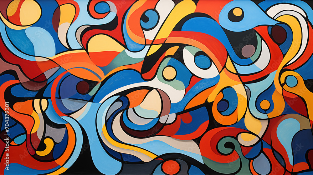 Naklejka premium Abstract Cognitive Fusion