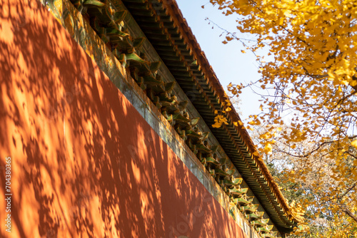 The Inner Red Gate inside Ming Xiaoling Mausoleum of Ming Dynasty photo