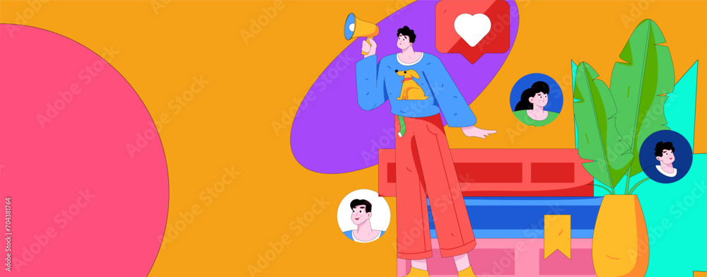 Naklejka premium Personnel doing job interview flat vector concept operation hand drawn illustration