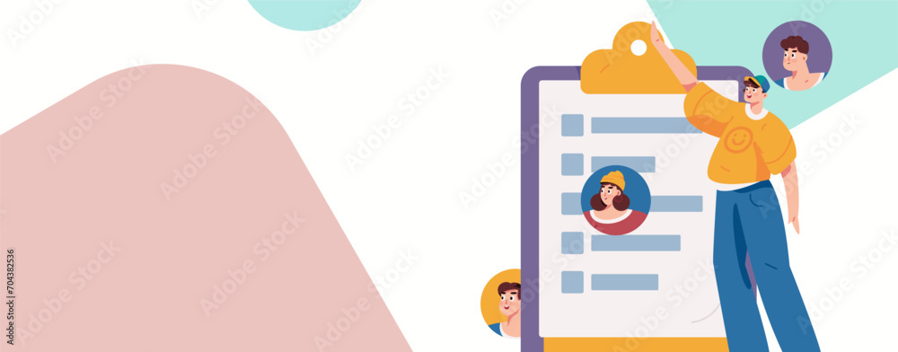 Personnel doing job interview flat vector concept operation hand drawn illustration
Personnel doing job interview flat vector concept operation hand drawn illustration