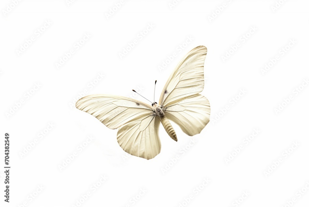 beautiful butterfly isolated on white background. generative ai beautiful butterfly isolated on white background. generative ai