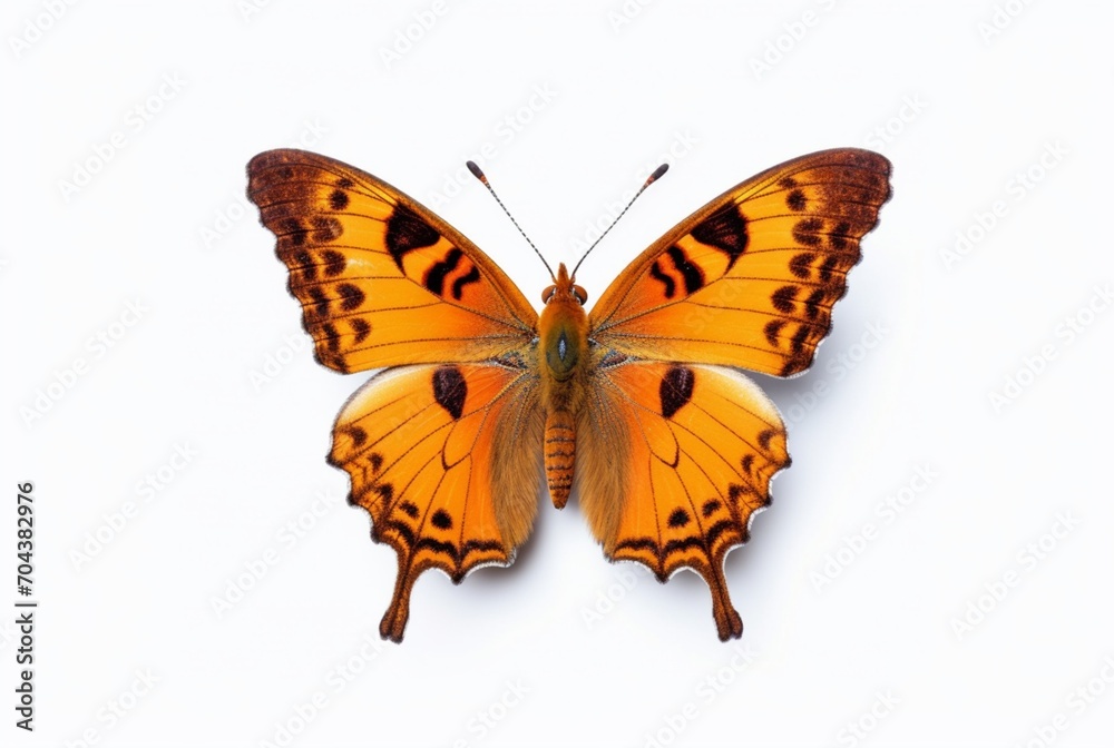 beautiful butterfly isolated on white background. generative ai beautiful butterfly isolated on white background. generative ai