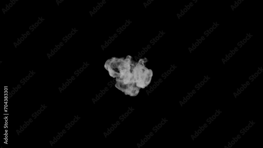 Smoke, steam explosion or puff Smoke, steam explosion or puff