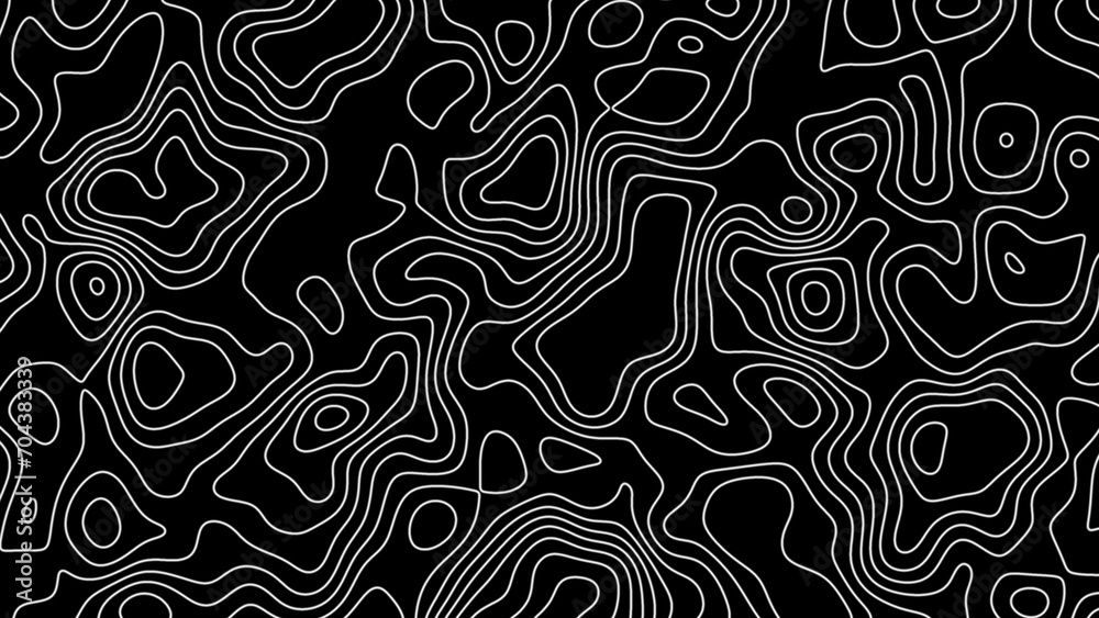 Fractal lines background. Topographic map like abstract backdrop Fractal lines background. Topographic map like abstract backdrop