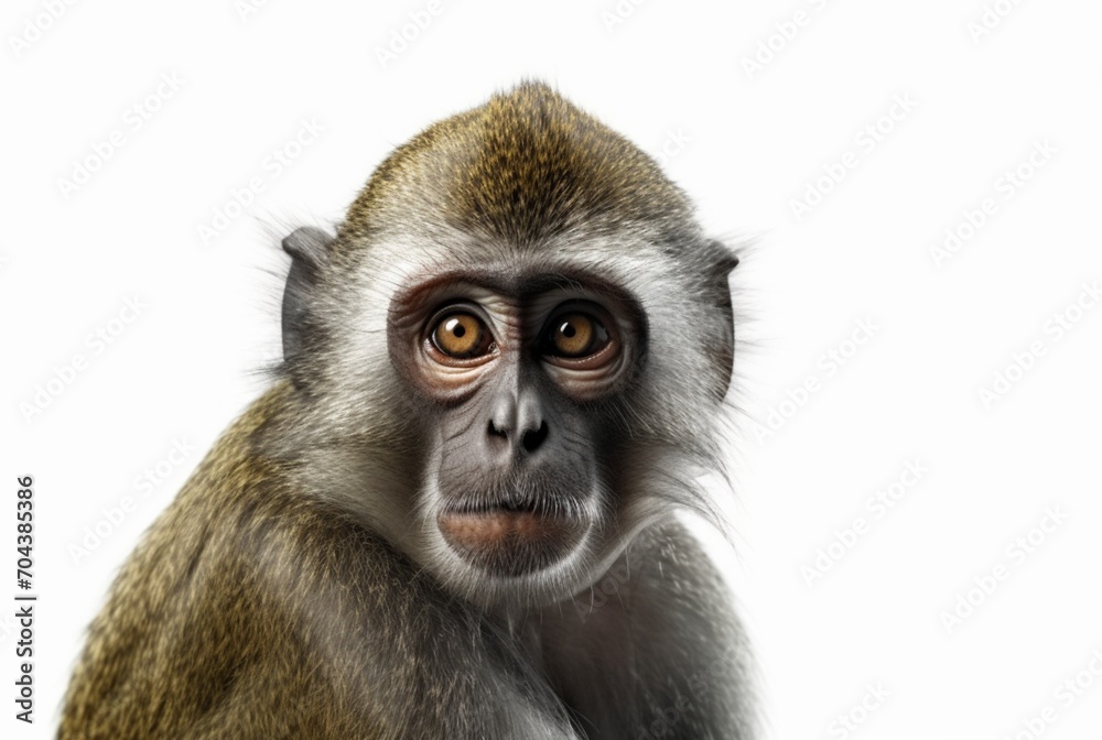 Obraz premium monkey isolated on white background. generative ai
