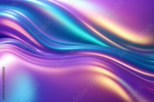 Premium quality colorful Holographic Abstract background. ai generative