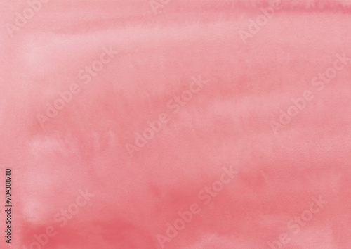 にじみのある柔らかいピンクの水彩背景素材