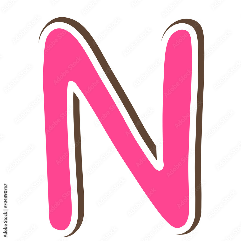 Letter n Letter n