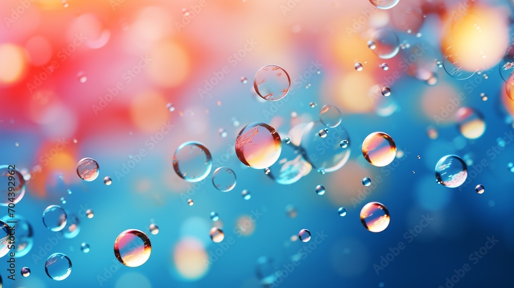custom made wallpaper toronto digitalColorful water drops floating in mid air