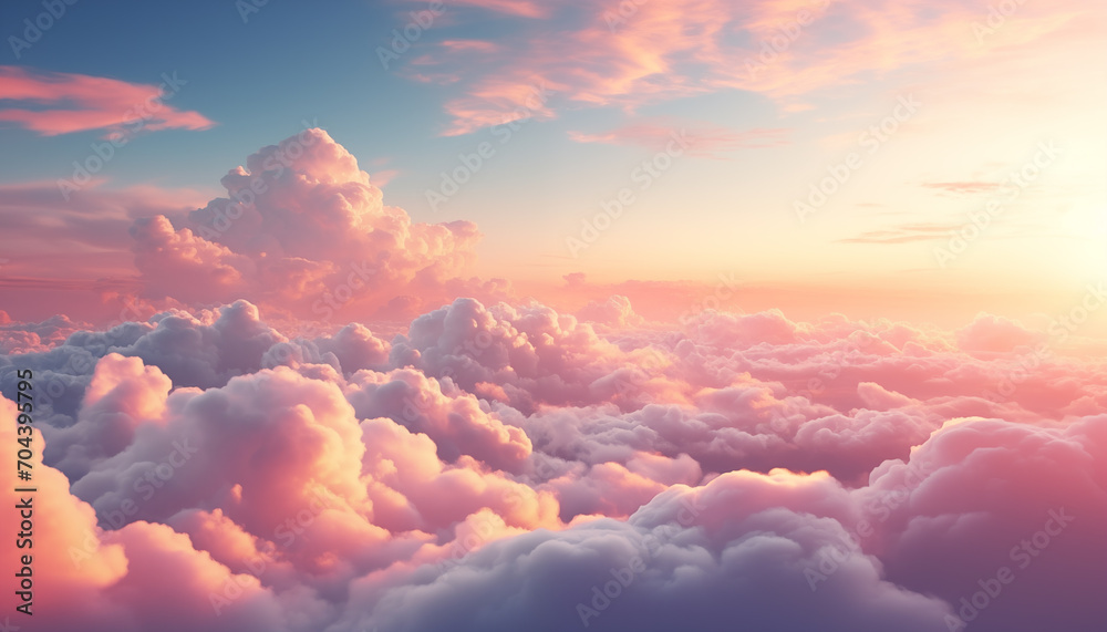 clouds at dawn view from an airplane. beautiful pink clouds at dawn. clouds at dawn view from an airplane. beautiful pink clouds at dawn.