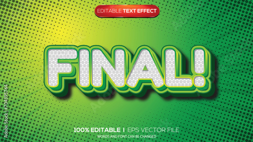 editable text effect final theme