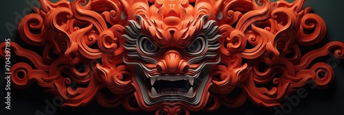 Chinese dragon, Chinese New Year background