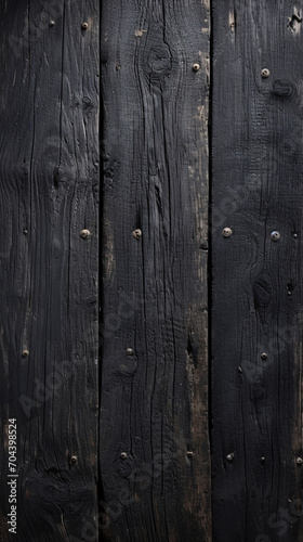 Rustic Charm Dark Wood Texture Background with Natural Patterns, Retro Plank Wood, and Beautiful Wooden Grain