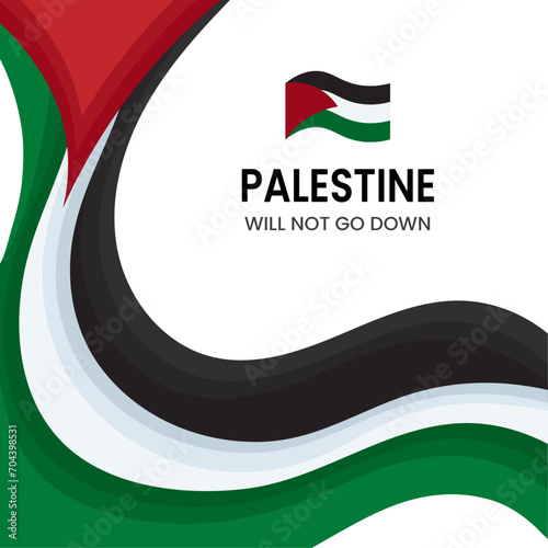 Palestine Flag Background