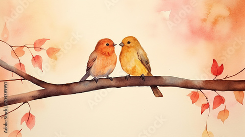 rustic lovebirds include illustration of lovebirds photo