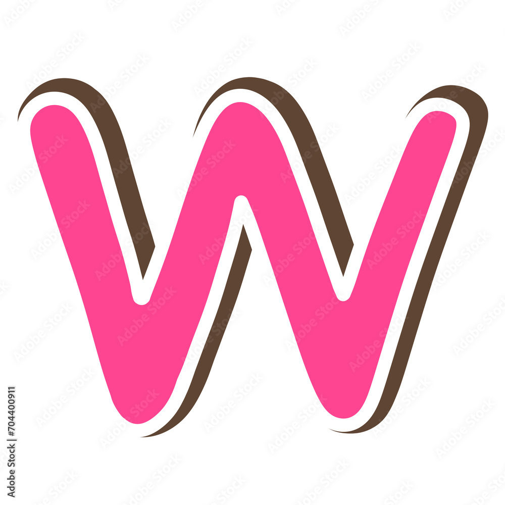 Letter w Letter w