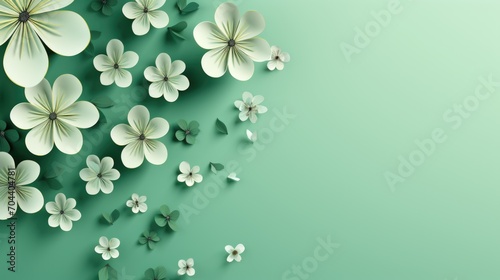 Romantic tender summer or spring floral background