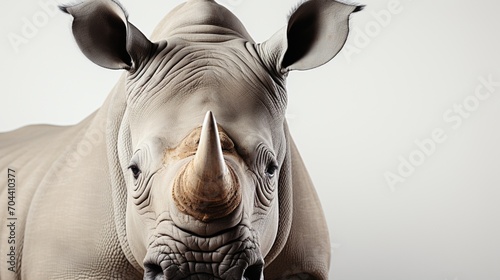 Rhinoceros animal big fauna on jungle