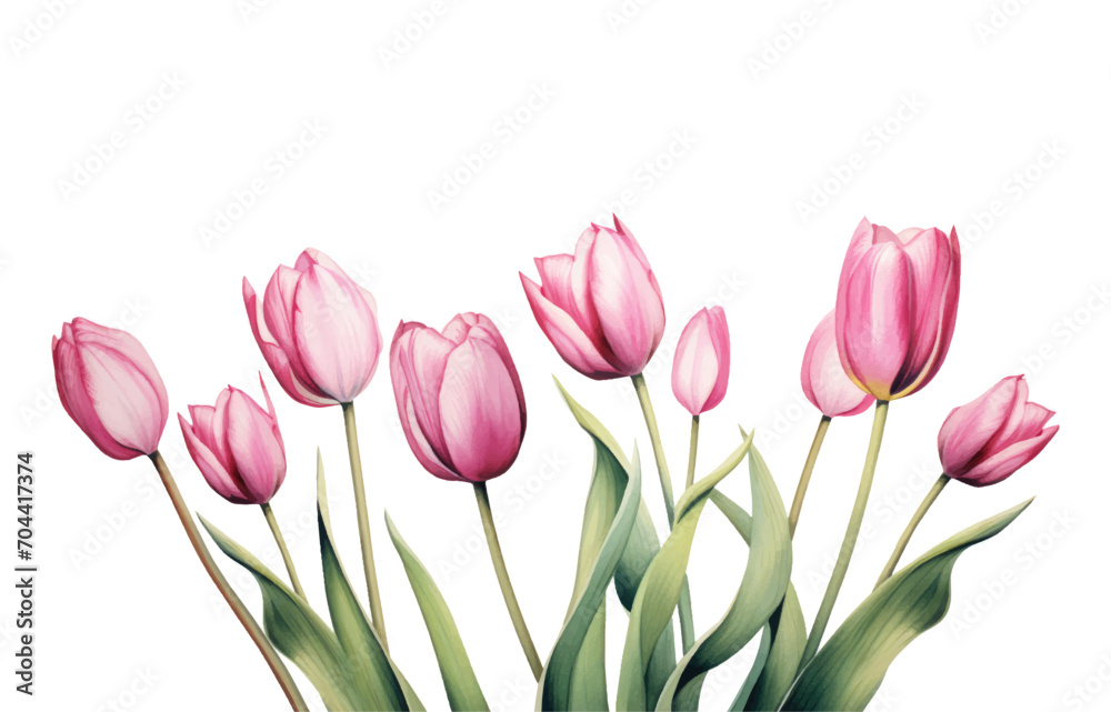 Women's Day. Greeting card with tulips. Vector illustration. Women's Day. Greeting card with tulips. Vector illustration.