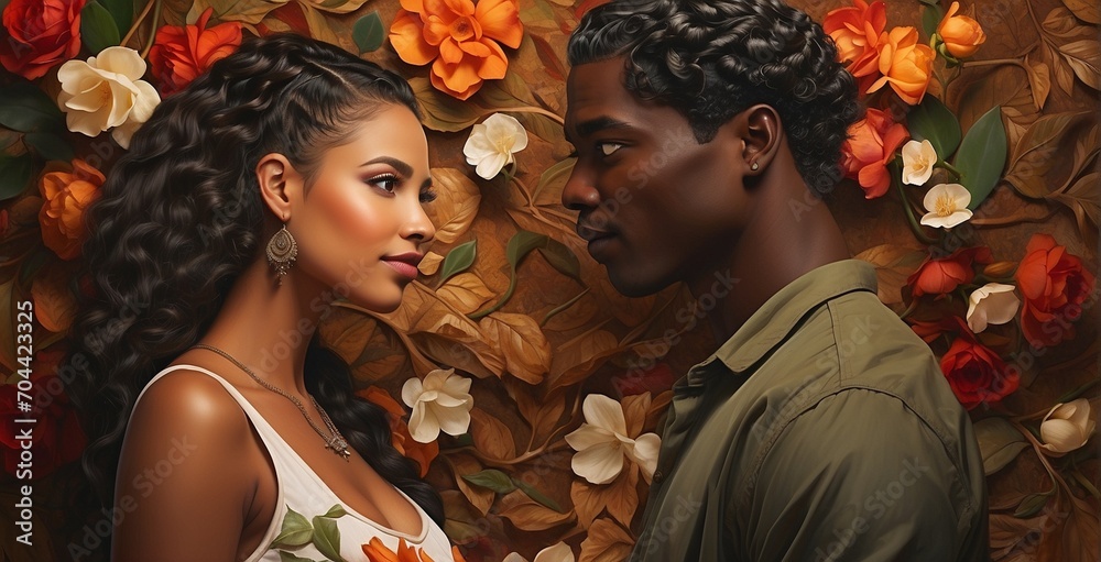 Soulful Embrace: A Passionate Depiction of Black Love