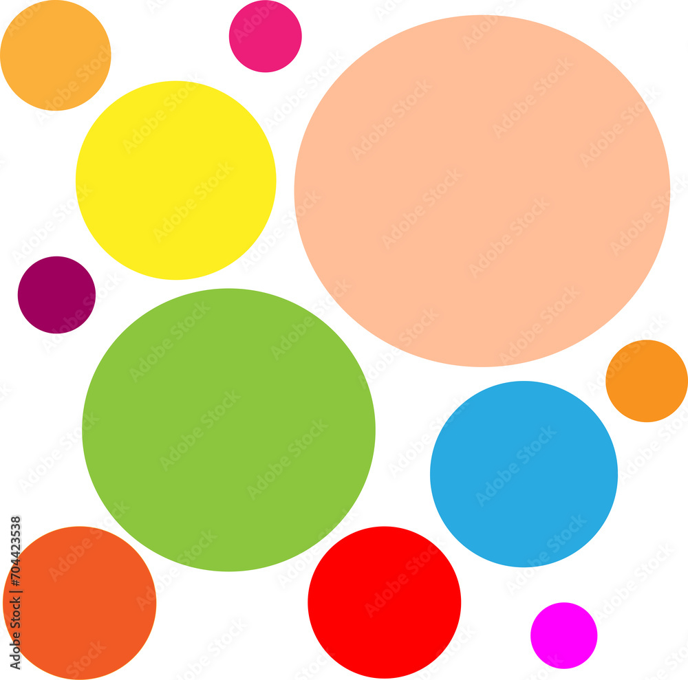 custom made wallpaper toronto digitalAbstract minimalistic background with multicolored circles