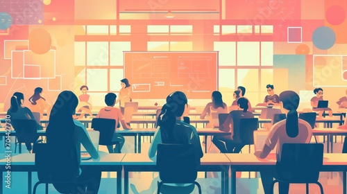 Abstract Classroom, Generative AI