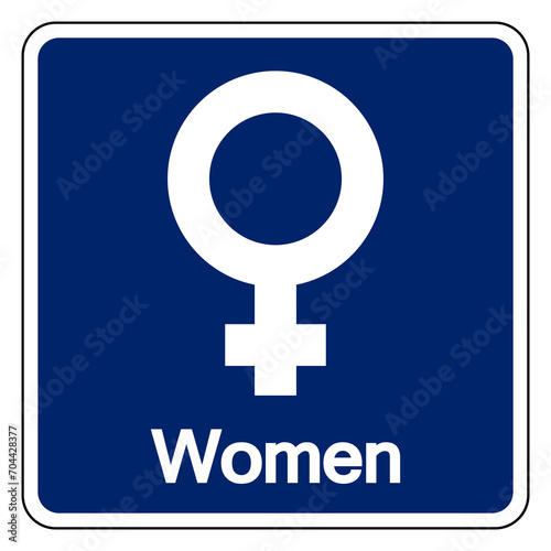 Women Symbol Sign,Vector Illustration, Isolated On White Background Label. EPS10