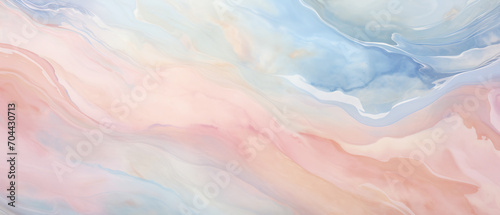 A blend of soft pastel colors swirled in a marble-like texture.