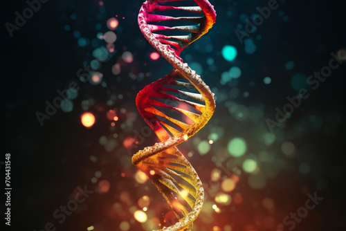 Double Helix Structure: DNA Concept