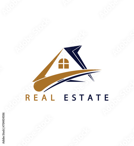 Home logo design template modern.