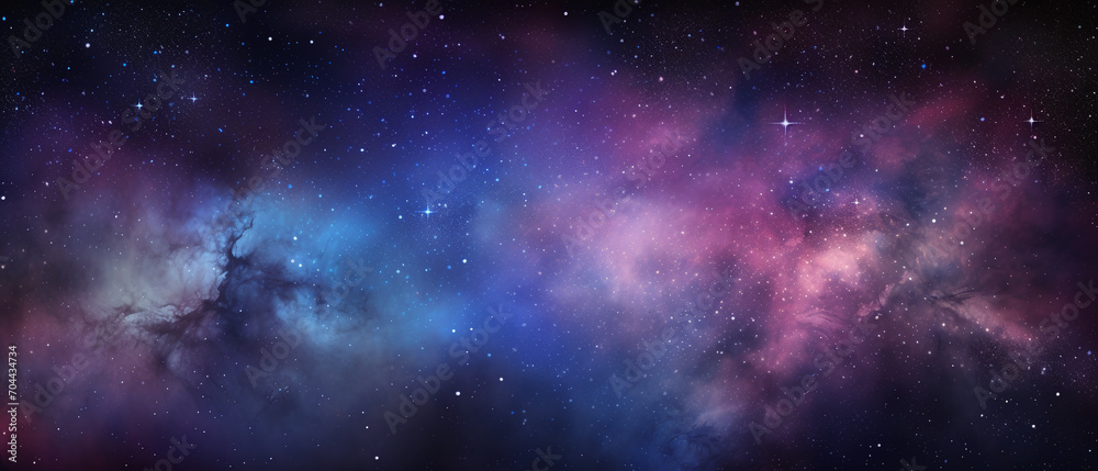 Obraz premium Abstract space background with dark midnight blue gradient