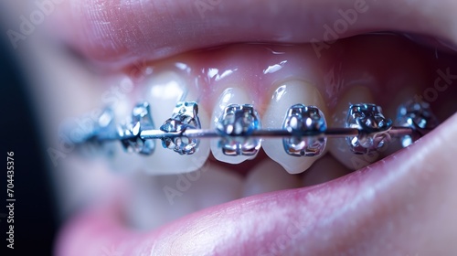 Orthodontic Braces for Teeth Alignment and Bite Correction 