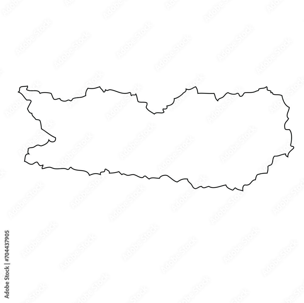 Karten - map of the region of the country Austria