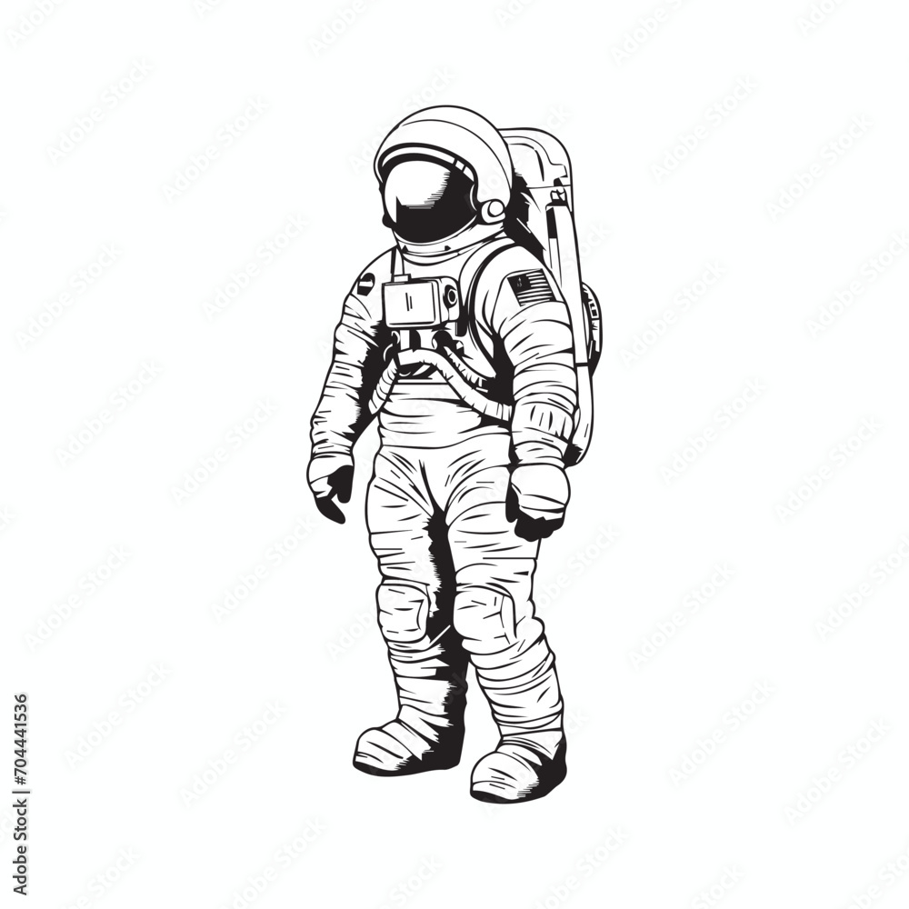 Astronaut and space illustration clipart cute astronaut Astronaut and space illustration clipart cute astronaut