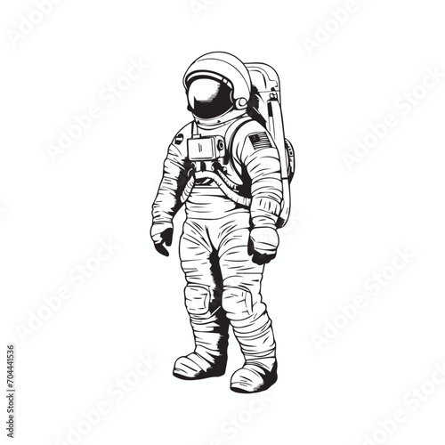 Astronaut and space illustration clipart cute astronaut 