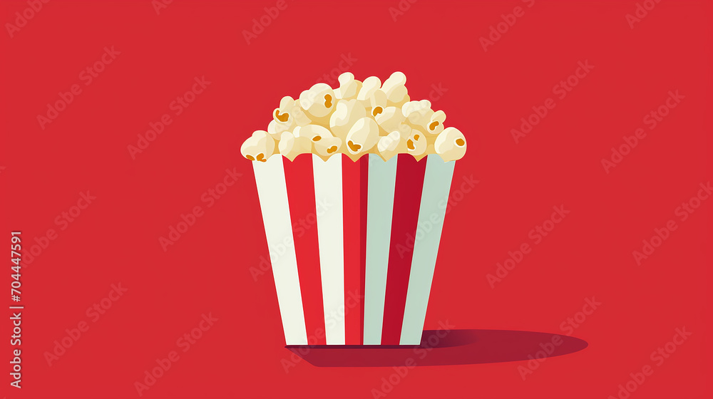 popcorn flat icon
