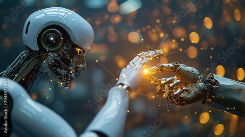 robot connection technology data, Generative AI