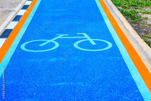 Dedicated bicycle lanes, designed to make cycling safer.
