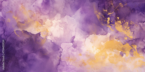 abstract background  watercolor violet and gold spots  texture of alcohol ink in blue and gold color  