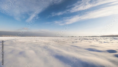 winter snow field background generative ai © Enzo