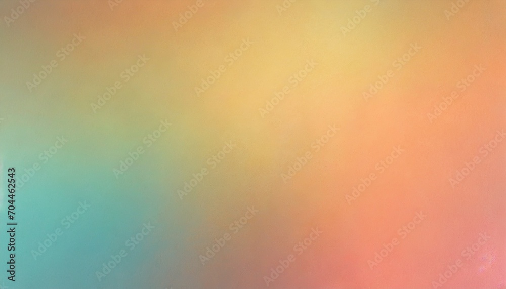 yellow orange gold coral peach pink brown teal blue abstract background for design color gradient ombre matte shimmer grain rough noise colorful template