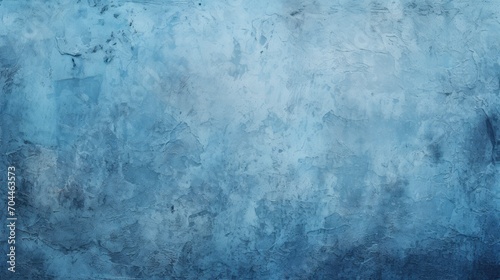 Grunge Style Textured Blue Background. © AbGoni