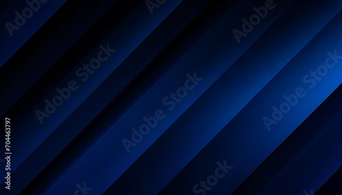 black blue abstract modern background for design dark geometric shape 3d effect diagonal lines stripes triangles gradient light glow metallic sheen minimal web banner wide panoramic