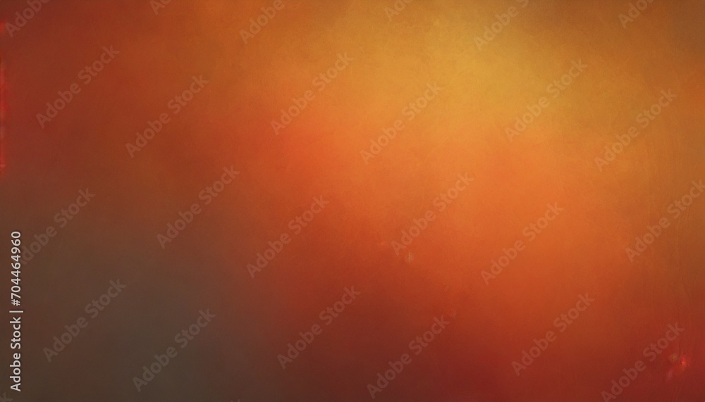 fiery yellow burnt orange copper red brown gray black abstract background color gradient ombre rough grainy noise grungy texture glow light shine template empty space autumn halloween colorful