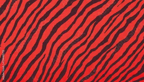abstract red zebra animal print fabric safari background wallpaper photo