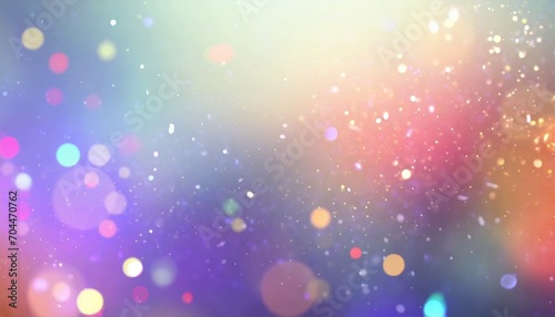 festive glittering falling confetti elegant colorful particle flow gentle stream of luxury dust magical snowfall creative soft bokeh awarding abstract background 3d rendering